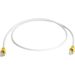 Telegärtner RJ45 (křížený) síťový kabel CAT 6A S/FTP 5.00 m šedá samozhášecí, s ochranou