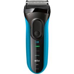 Braun Series 3 3010 S foliový zastřihovač černá, modrá