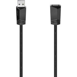 Hama USB kabel USB 2.0 USB-A zásuvka, USB-A zástrčka 3.00 m černá 00200620