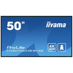 Iiyama ProLite LH5075UHS-B1AG displej Digital Signage Energetická třída (EEK2021): G (A - G) 126 cm 49.5 palec 3840 x 2160 Pixel 24/7