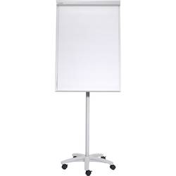 Maul mobilní flipchart MAULoffice (š x v) 70 cm x 100 cm šedá vč. odkládací poličky, výškově nastavitelný, magnetický, vč. držáku bloku 6375582