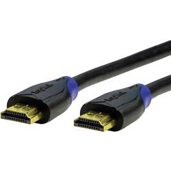 LogiLink HDMI kabel Zástrčka HDMI-A, Zástrčka HDMI-A 2.00 m černá CH0062 4K UHD, Audio Return Channel, pozlacené kontakty HDMI kabel