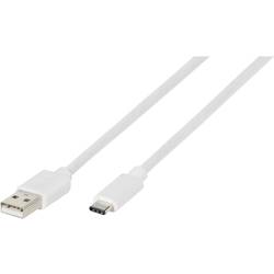 Vivanco USB kabel USB 2.0 USB-A zástrčka, USB-C ® zástrčka 0.50 m bílá 38755