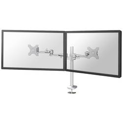 Neomounts FPMA-D935DG 2násobný držák na stůl pro monitor 25,4 cm (10) - 68,6 cm (27) stříbrná naklápěcí, nakláněcí, otočný