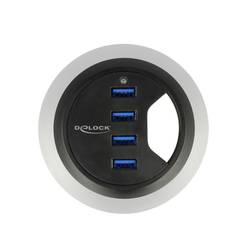 Delock 62868 4 porty USB 3.0 hub černá