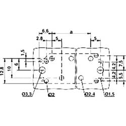 IWH 79405 8-armig pavouk na uchycení zavazadel (Ø x d) 8 mm x 800 mm