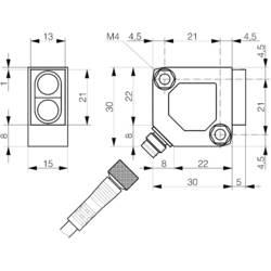 Gedore 6053010 4 8X9 oboustranný očkový klíč Délka klíče (cm) (jen pro nadpis) 8 - 9 mm