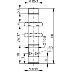 Gedore 6035030 2 A 70 tahový očkový klíč Délka klíče (cm) (jen pro nadpis) 70 mm