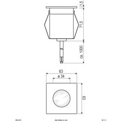 Gedore D 21 75 6175710 vložka pro nástrčný klíč 75 mm 1