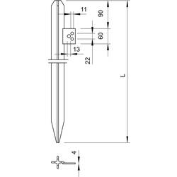 Gedore K 21 SL 41 2734753 rázový nástrčný klíč 41 mm 1