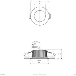 Gedore 6700810 montážní nářadí Vhodné pro (kleště na pojistné kroužky) vnější kroužky 10-15 mm Tvar hrotu zahnutý o 90°