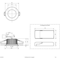 Gedore 6702780 montážní nářadí Vhodné pro (kleště na pojistné kroužky) vnější kroužky 85-140 mm Tvar hrotu zahnutý o 90°