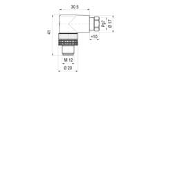 Harting 09 15 100 0310 09 15 100 0310 kryt na spojku, 1 ks