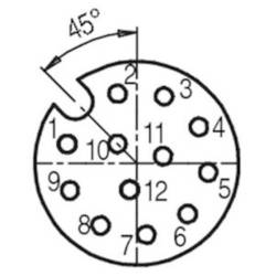 Klauke 747F12 kabelové oko 90 ° M12 70 mm² 1 ks