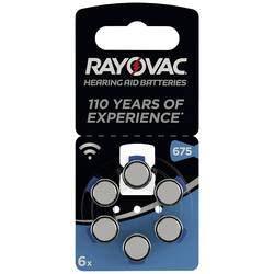 Rayovac knoflíkový článek ZA 675 1.4 V 6 ks 640 mAh zinko-vzduchová Hearing Aid Batteries 675 Bli