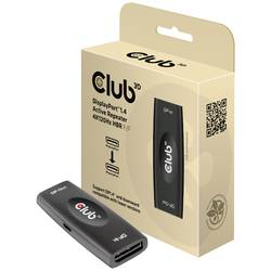 club3D CAC-1007 DisplayPort adaptér [1x zásuvka DisplayPort - 1x zásuvka DisplayPort] černá