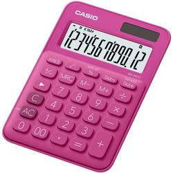 Casio MS-20UC stolní kalkulačka, displej (počet míst) 12, solární napájení, na baterii, červená