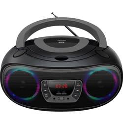 Denver TCL-212BT 111141300012 CD-rádio, FM, AUX, CD, USB, Bluetooth, ambient light, šedá