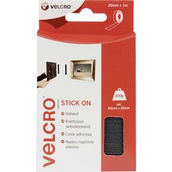 VELCRO® VEL-EC60211 pásek se suchým zipem lepicí háčková a flaušová část (d x š) 1000 mm x 20 mm černá 1 m