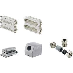 RockStar® HDC kits-Heavy Duty Connectors, Kit, HE, Size: 12, Poles: 1, Screw connection, 500 V, 16 A, diecast aluminium, PG