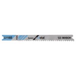 Bosch Accessories 2608631771 Pilový plátek do kmitací pily U 118 B - Basic for Metal 3 ks