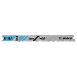 Bosch Accessories 2608631511 Pilový plátek do kmitací pily U 118 A - Basic for Metal 3 ks