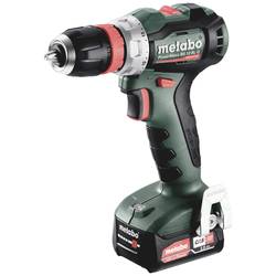 Metabo PowerMaxx BS 12 BL Q aku vrtací šroubovák 12 V, 2 Ah Li-Ion, 601045500, vč. 2x aku, vč. nabíječky, bezkartáčové