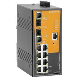 Weidmüller IE-SW-AL10M-8TX-2GC průmyslový ethernetový switch, 10 / 100 / 1000 MBit/s