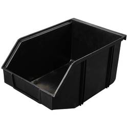 TRU COMPONENTS TC-12539880 Otevřený úložný ESD box (d x š x v) 223 x 155 x 120 mm disipativní Poznávací značka ESD: D Zavěšení 1 ks