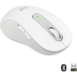 Logitech Signature M650 L LEFT drátová myš bezdrátový, Bluetooth® Velikost XS-XXL: L optická bílá 5 tlačítko 4000 dpi