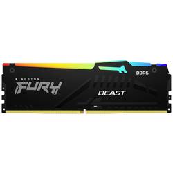 Kingston FURY Beast RGB Modul RAM pro PC DDR5 32 GB 1 x 32 GB Bez ECC 5600 MHz 288pin DIMM CL40 KF556C40BBA-32