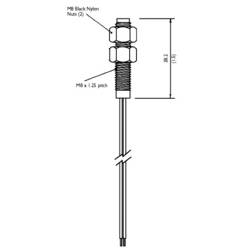 TE Connectivity Sensor 87711-000 PS 811, jazýčkový kontakt, 1 spínací kontakt, 100 V/DC, 250 V/AC, 1 A, 10 W