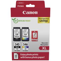 Canon Ink PG-545XL/CL-546XL Photo Value Pack originál Dual černá, azurová, purppurová, žlutá 8286B011