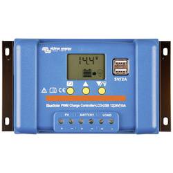 Victron Energy Blue-Solar PWM-LCD&USB solární regulátor nabíjení PWM 12 V, 24 V 10 A