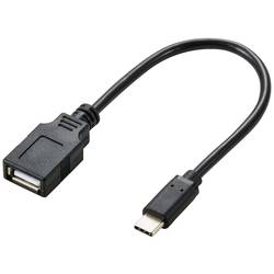 Renkforce USB 2.0 kabelový adaptér [1x USB-C® zástrčka - 1x USB 2.0 zásuvka A] RF-5720376 0.15 m kompletní stínění