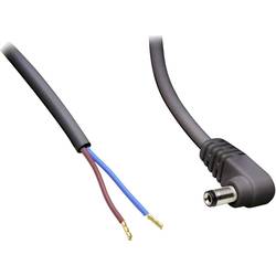 BKL Electronic 075167 nízkonapěťový připojovací kabel nízkonapěťová zástrčka - kabel s otevřenými konci 5.50 mm 2.10 mm 0.50 m 1 ks