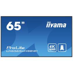 Iiyama ProLite LH6565UHSB-B1 displej Digital Signage Energetická třída (EEK2021): E (A - G) 163.8 cm (64.5 palec) 3840 x 2160 Pixel 24/7 Funkce proti