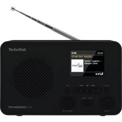 TechniSat TECHNIRADIO 6 IR 0000/3961 internetové kapesní rádio, internetové, DAB+, FM, Bluetooth, Wi-Fi, internetové rádio, funkce alarmu, černá