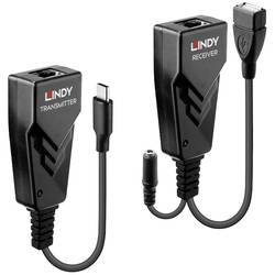 LINDY USB 2.0 Typ C Cat.6 Extender USB-C® USB 2.0 USB extender přes síťový kabel RJ45 100 m