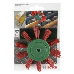 Bosch Accessories Vějířový kartáč pro vrtačky - nylonový drát s korundovým brusivem K80, průměr 100 mm = 100 mm Ø dříku 6 mm 2609256543 1 ks