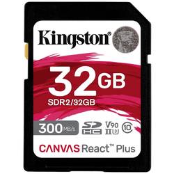 Kingston Canvas React Plus paměťová karta SD 32 GB Class 10 UHS-II