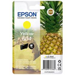 Epson Ink T10G4, 604 originál žlutá C13T10G44010