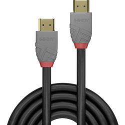 LINDY HDMI kabel Zástrčka HDMI-A, Zástrčka HDMI-A 3.00 m černá 36964 4K UHD HDMI kabel