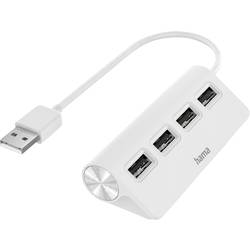 Hama 4 porty USB 2.0 hub bílá