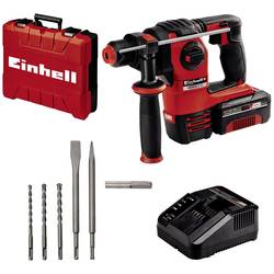 Einhell Power X-Change HEROCCO Kit +5 (1x3,0Ah) SDS plus-aku vrtací kladivo 18 V 3.0 Ah Li-Ion akumulátor, kufřík, vč. příslušenství