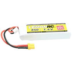 LemonRC akupack Li-Pol (modelářství) 7.4 V 850 mAh Počet článků: 2 35 C Softcase XT30