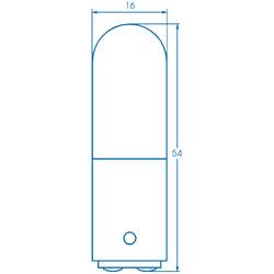 Žárovka Barthelme 00122610, BA15d , čirá, 6 - 10 W