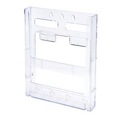 Deflecto 772001 držák prospektů transparentní DIN A4 na výšku 1 ks (š x v x h) 228 x 285 x 50 mm