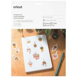 Cricut Printable Vinyl A4 Sada fólií Šířka řezu 29.7 cm stříbrná