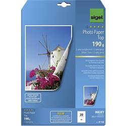 Sigel Photo Paper Top IP720 fotografický papír A4 190 g/m² 20 listů vysoce lesklý, oboustranně potisknutelný